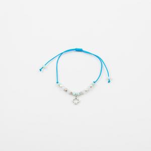 Bracelet Turquoise-Cross Silver