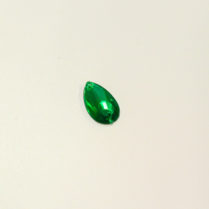 Button Rhinestone Green (1.8x1cm)