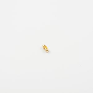 Ατσάλινο Κούμπωμα Καζανάκι Χρυσό 1.2mm