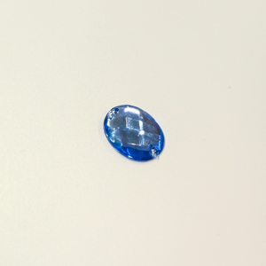 Κουμπί Στρας Γαλάζιο(1.7x1.3cm)