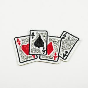 Patch Aces Crystals White