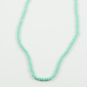 Πολυγωνικές Χάντρες Γαλάζιο 2mm