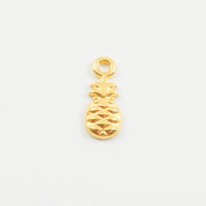 Metallic Pendant Pineapple Gold
