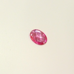 Κουμπί Στρας Ροζ (1.7x1.3cm)