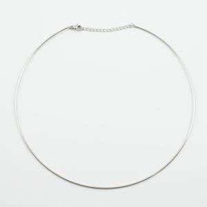 Steel Collar Chain Silver