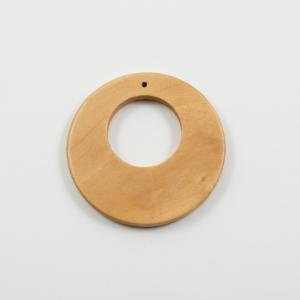 Wooden Motif Round 5cm