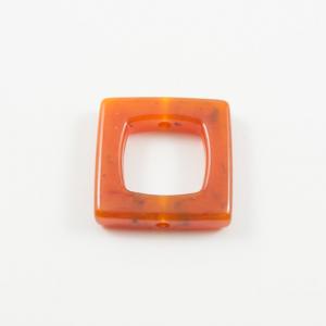 Acrylic Square Orange 3x3cm
