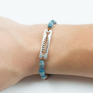 Bracelet Beads Plate Fishbone