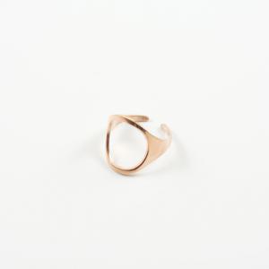 Δαχτυλίδι Ροζ Χρυσό Κύκλος 1.6cm