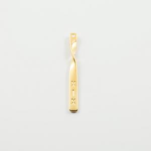 Metallic Rod "19" Gold
