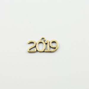 Metallic "2019" Bronze