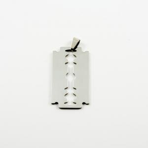 Ατσάλινο Ξυράφι Ασημί 4.9x2.4cm