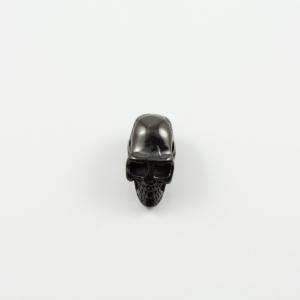 Steel Skull Black 2.2x1cm