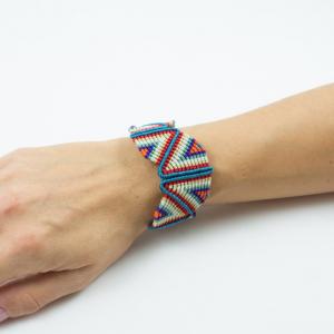 Macrame Bracelet Ethnik Blue