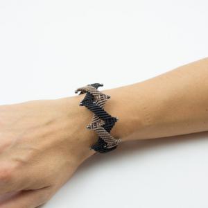 Βραχιόλι Μακραμέ Ζιγκ Ζαγκ