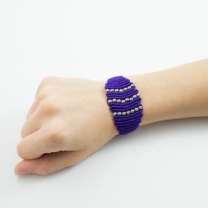 Macrame Bracelet Purple