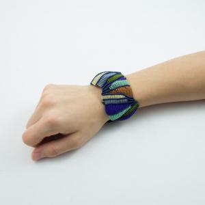 Macrame bracelet Wave Colourful