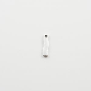 Κρεμαστή Κυματιστή Μπάρα Ασημί