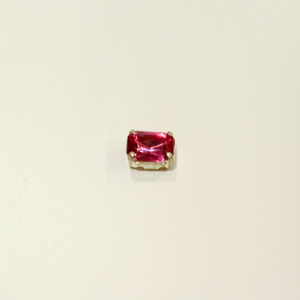 Κρύσταλλο Καστόνι Φούξια (1x0.7cm)