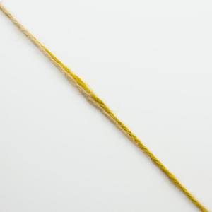 Flax Cord Double Yellow Natural