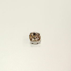 White Crystal with Bezel (1cm)