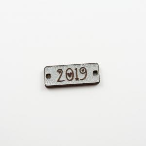 Leather Plate 2019 Silver