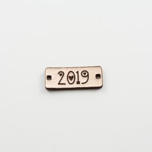 Leather Plate 2019 Pink Gold