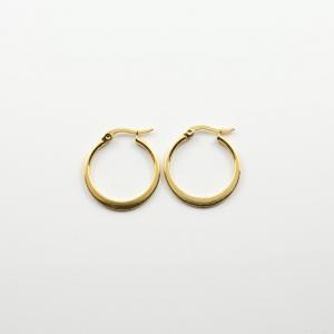 Hoop Earrings Gold 2cm