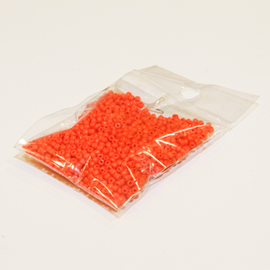 Small Very Thin Beads Orange (15gr)