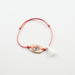 Bracelet Plate "march charm" Eye