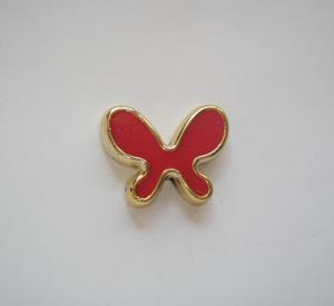 Πεταλούδα Ακρυλική Κόκκινη (3x2cm)