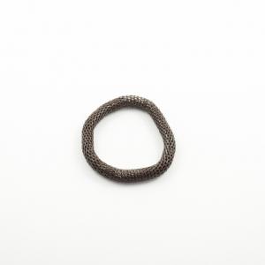 Elastic Wire Bracelet Brown