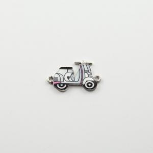 Metallic Motif Vespa White