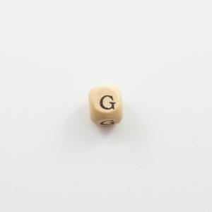 Wooden Letter Cube "G"
