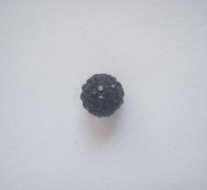 Χάντρα με Στρας Μαύρη (1.2x1.2cm)