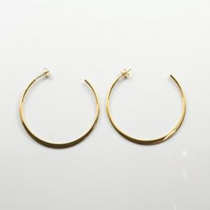 Earrings hoops Gold 5.6cm