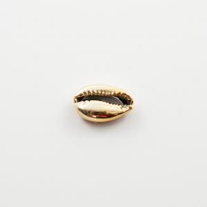 Acrylic Shell Gold (1.2x1.9cm)