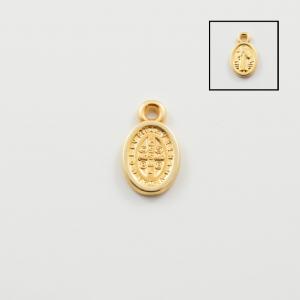 Μοτίφ Κωνσταντινάτο Οβάλ Χρυσό