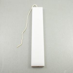 Candle White Flat 25cm