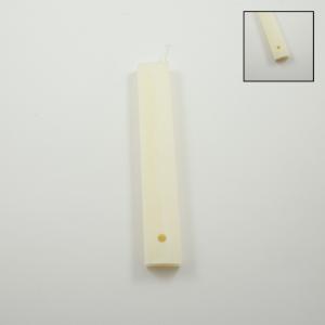Candle Ivory Flat 20cm