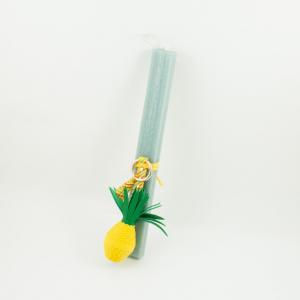 Candle Green Pineapple Keychain
