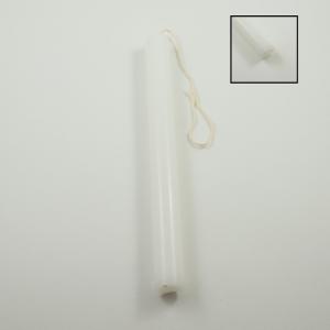 Candle White Round 2.4x26cm