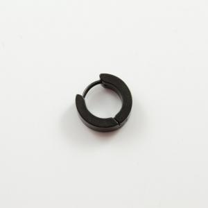 Steel Hoop Black 0.4x1.3cm