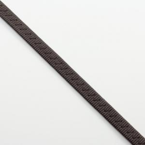 Elastic Cord Dark Brown 8mm