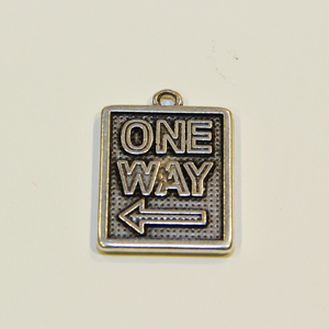 Πινακίδα "ONE WAY" (2.5x1.3cm)