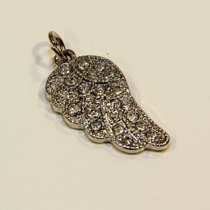 Wing with Strass (3.2x1.1cm)