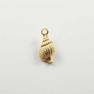 Metallic Twisted Shell Gold-Plated