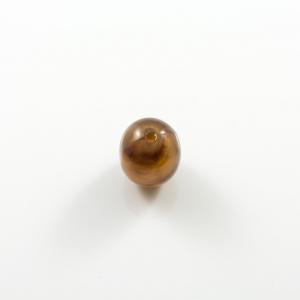 Komboloi Acrylic Bead Honey 2x1.5cm
