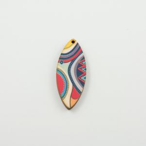Wooden Surfboard Colorful