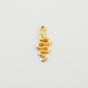 Metallic Hanged Snake Gold